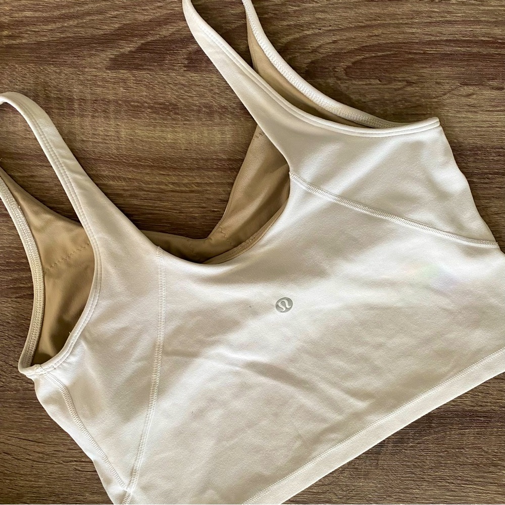 Lululemon Align Tank Top in White Opal, Size 8